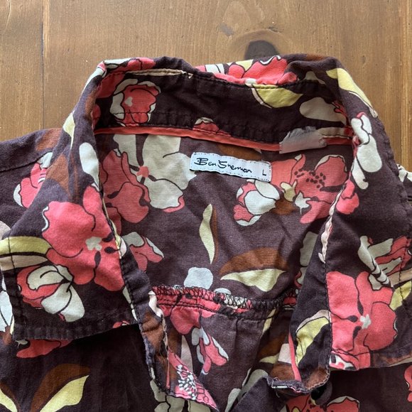Ben Sherman Floral Dress Size L - Picture 3 of 6